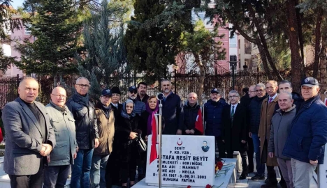 Kıymetli Kardeşimiz, Şehidimiz Mustafa Reşit BEYİT'in Anma Töreni yapıldı.