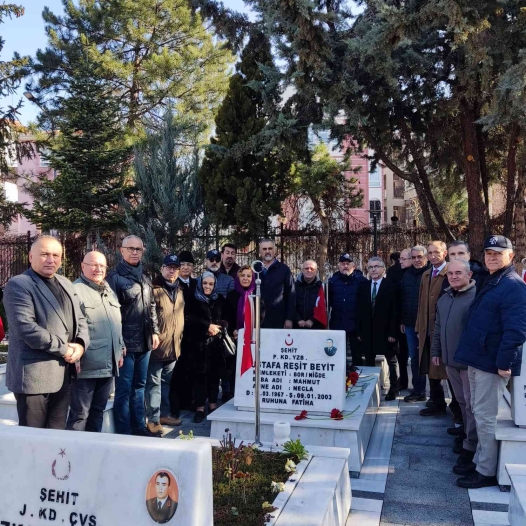 Kıymetli Kardeşimiz, Şehidimiz Mustafa Reşit BEYİT'in Anma Töreni yapıldı.
