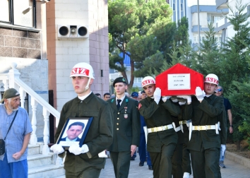 Devre arkadaşımız, kardeşimiz (E) İs.Alb. Talat UÇAK'ı  son yolculuğuna uğurladık.